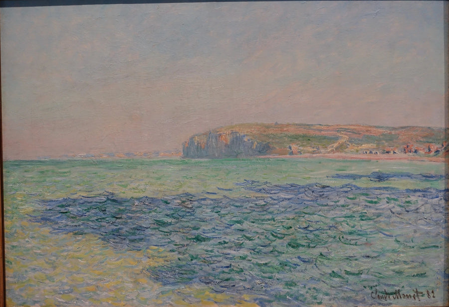 Varjot merellä, Pourvillen kallioilla - Claude Monet