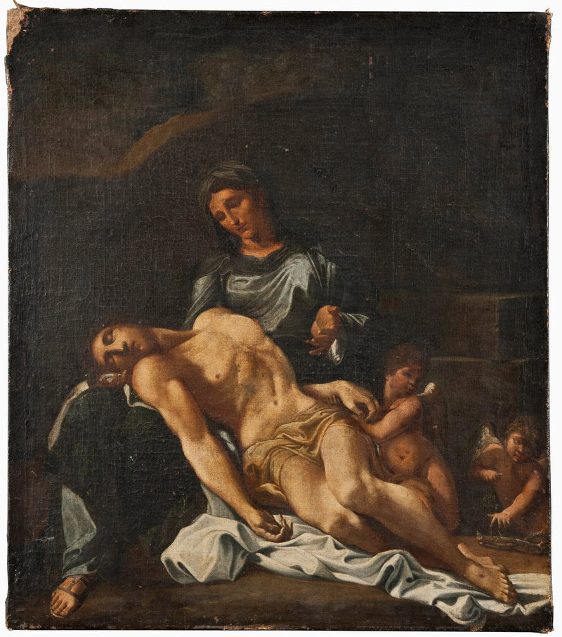 Uudelleen muokattu NM 7172:een asti. Pietà - Annibale Carracci