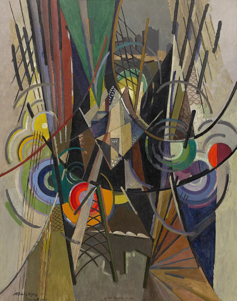 On Brooklyn Bridge - Albert Gleizes - Alpha Reproduction