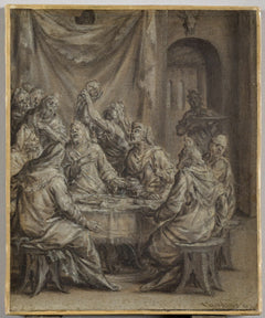 L'Onction de Béthanie - Dirck Barendsz.