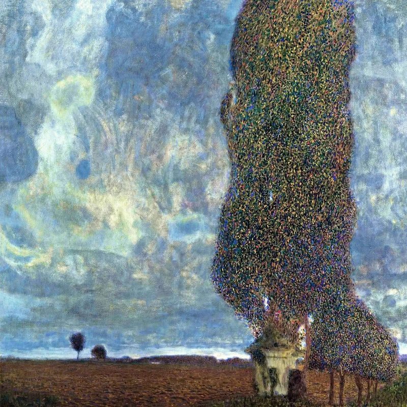 Lähestyvä myrsky (Suuri Poppeli II) - Gustav Klimt