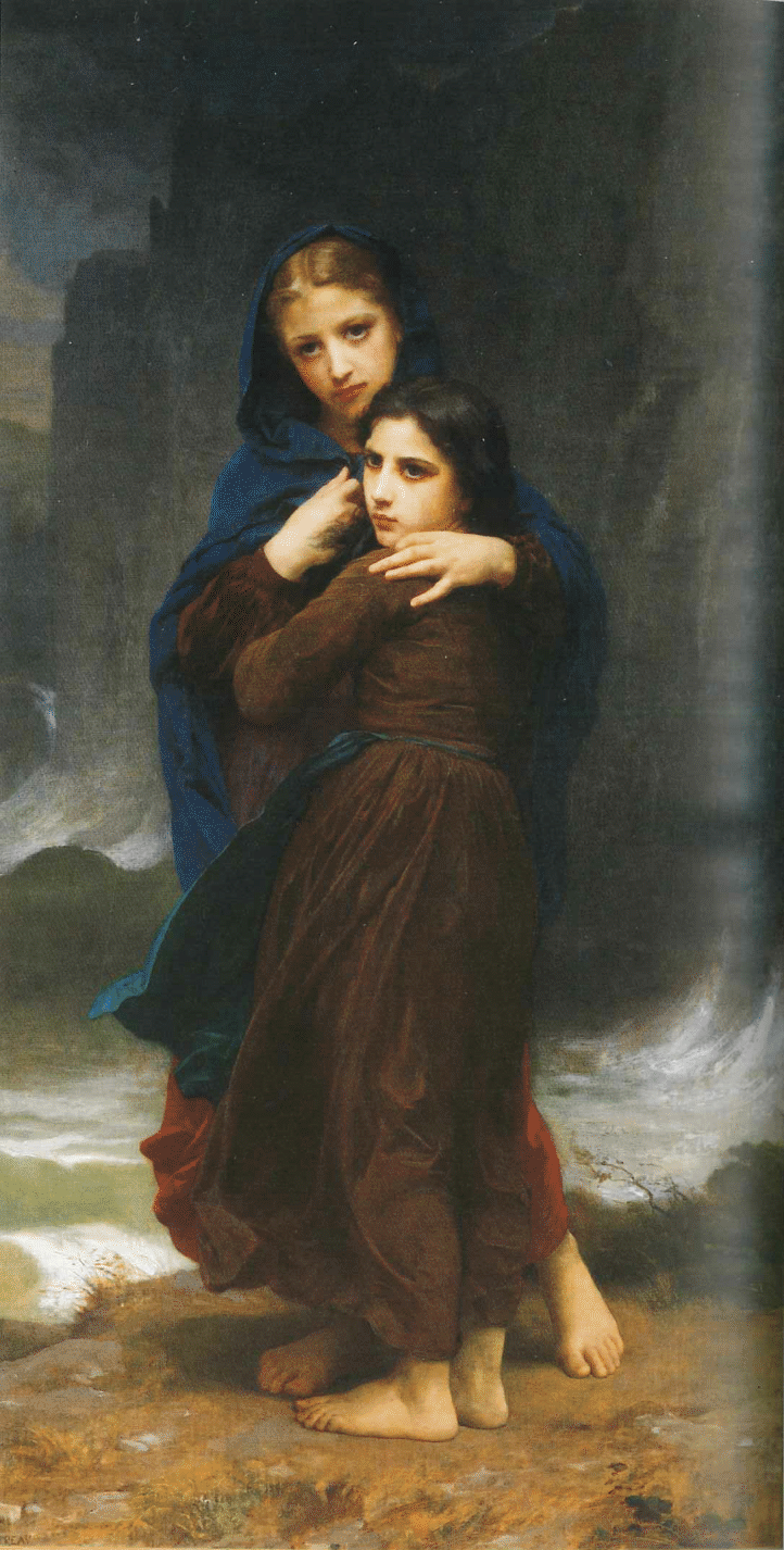 L’Orage, réduction (1874) - Bouguereau