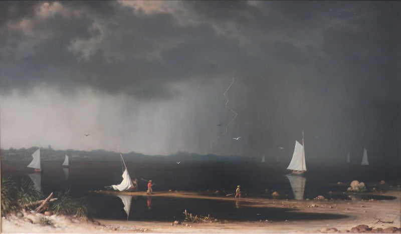 Myrsky Narragansettin lahdella - Martin Johnson Heade
