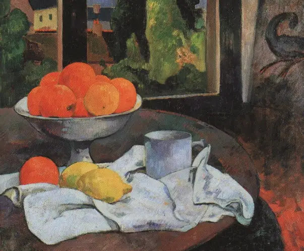 Appels ja sitruunat näkymällä Pont-Aven - Paul Gauguin