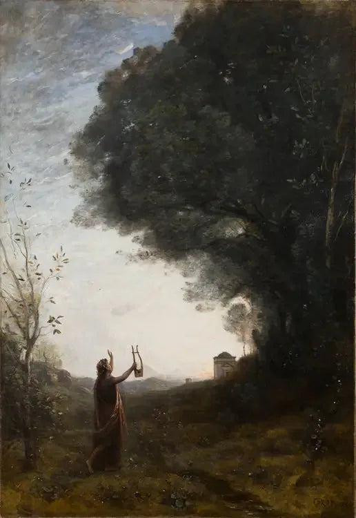 Orfeus tervehtii valoa - Jean-Baptiste Camille Corot