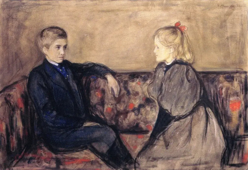 Oscar ja Ingeborg Heiberg - Edvard Munch