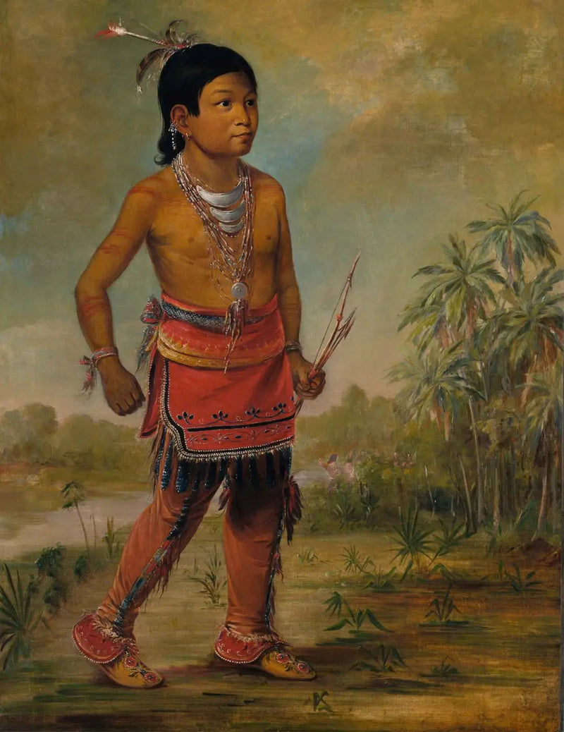 Osceola Nick-a-no-chee, poika - George Catlin