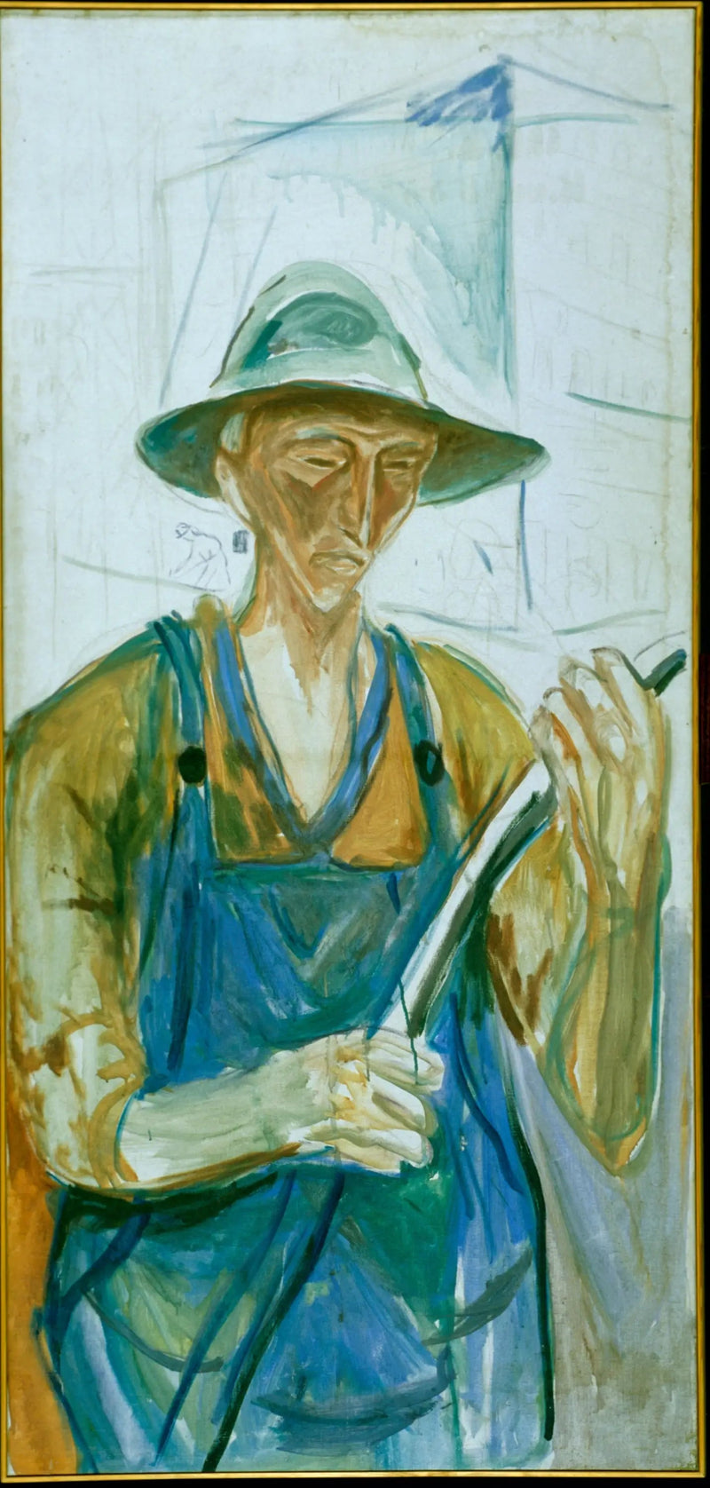 Rakennustyöläinen - Edvard Munch