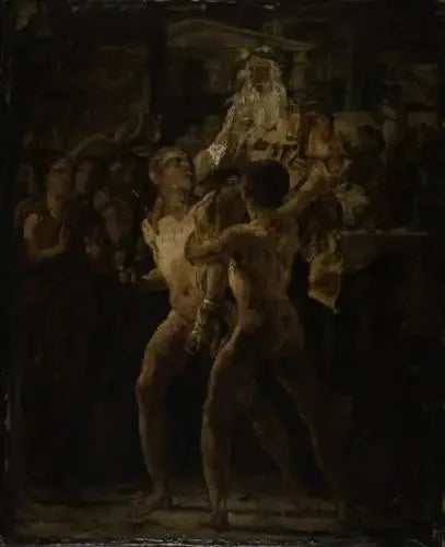 Homerin Ovation, luonnos. Antiikkiaihe - Théodore Géricault