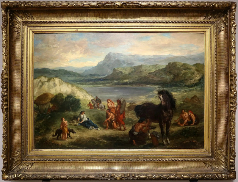 Ovidius skyyteillä - Eugène Delacroix