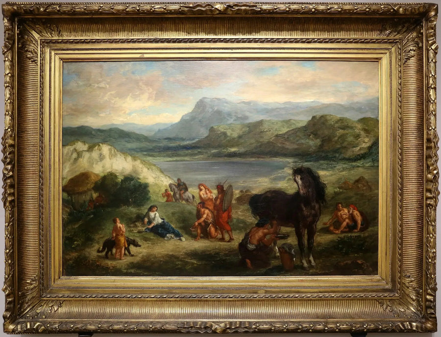 Ovidius skyyteillä - Eugène Delacroix