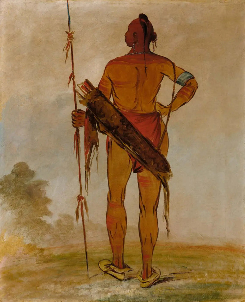 Pa-hú-sha, Valkoiset Hiukset, nuori, johtaja - George Catlin