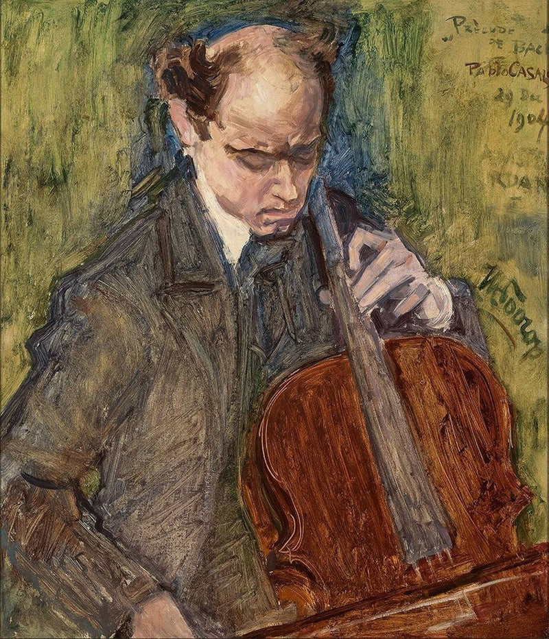 Pablo Casals soittaa selloa - Jan Toorop