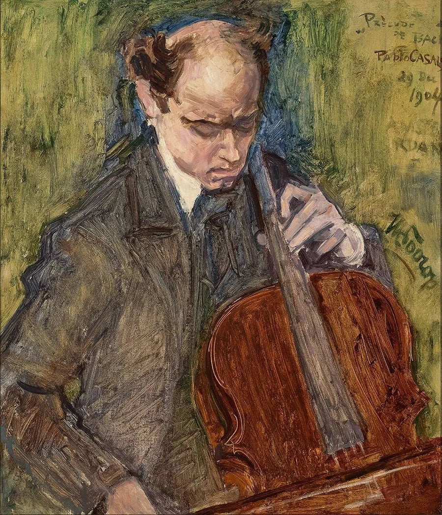 Pablo Casals soittaa selloa - Jan Toorop