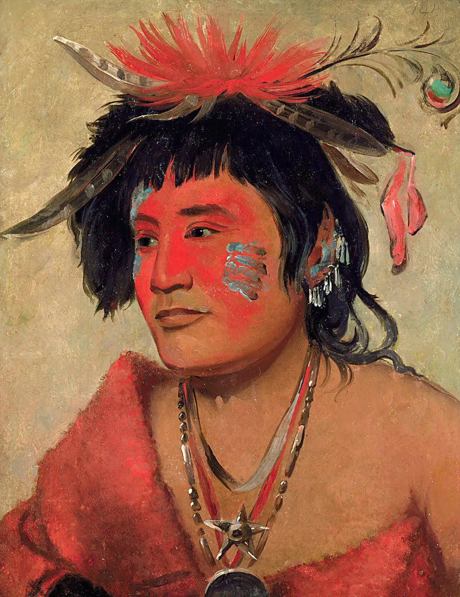 Pah-shee-náu-shaw, soturi - George Catlin