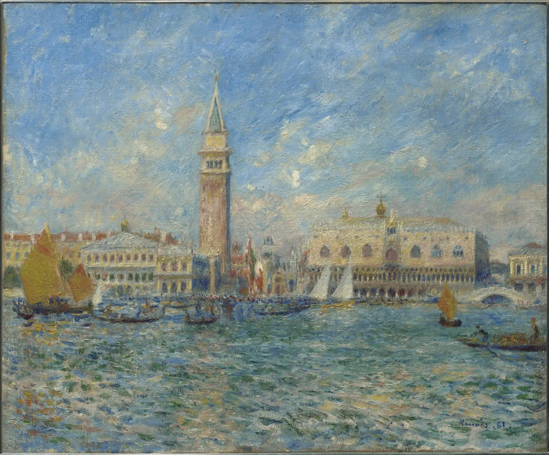 Doge-palatsi, Venetsia - Pierre-Auguste Renoir