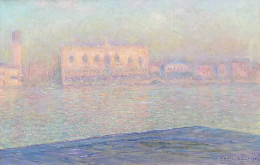 Ducal-palatsi nähtynä Saint-Georges Majeurista - Claude Monet