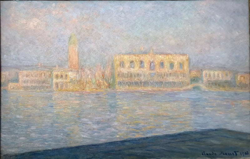 Ducal Palace nähty Saint-Georges Major W1756 - Claude Monet