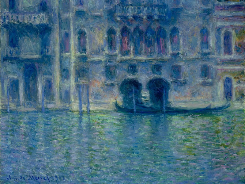 Palazzo da Mula, Venetsia - Claude Monet