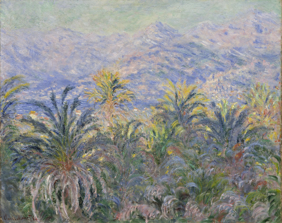 Bordigheran palmupuut - Claude Monet