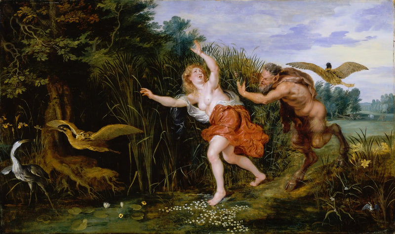 Pan ja Syrinx - Peter Paul Rubens