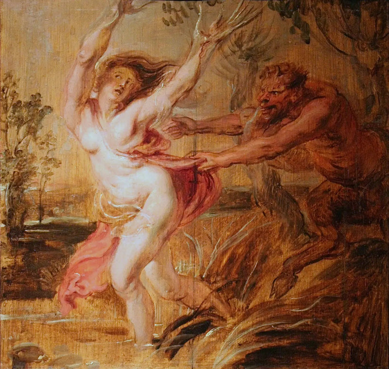 Pan ja Syrinx - Peter Paul Rubens