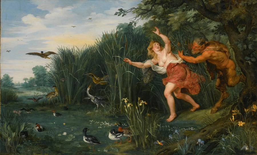 Pan ja Syrinx - Peter Paul Rubens