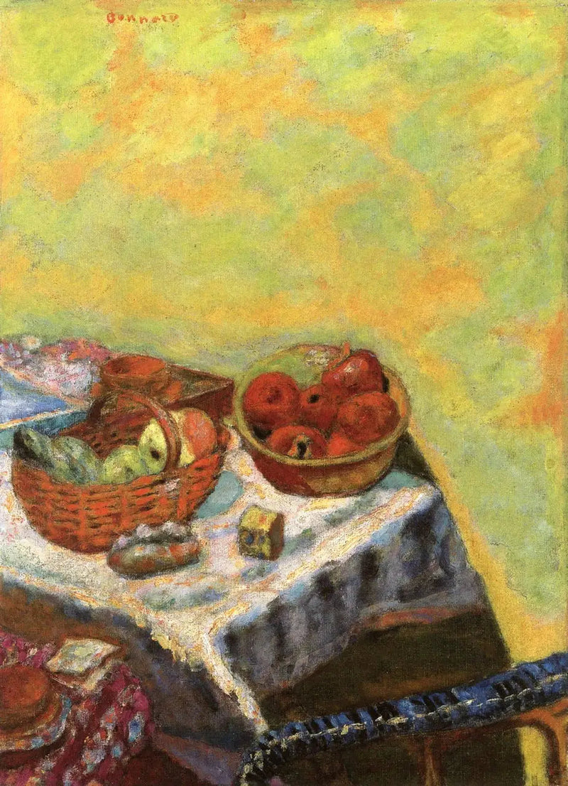 Aurinkoinen hedelmäkori - Pierre Bonnard