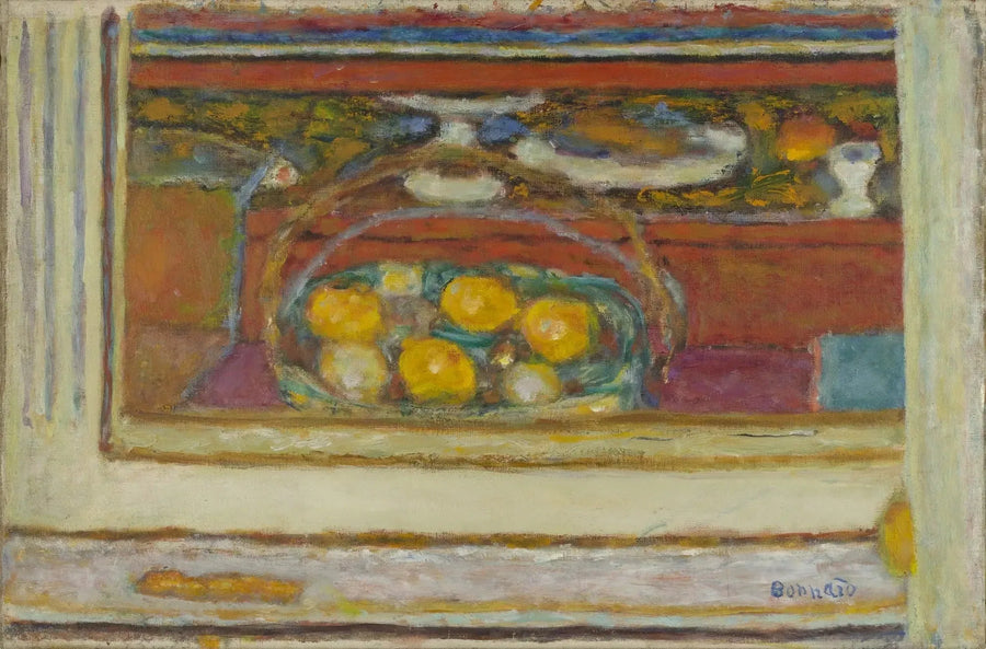 Hedelmäkori peilissä - Pierre Bonnard