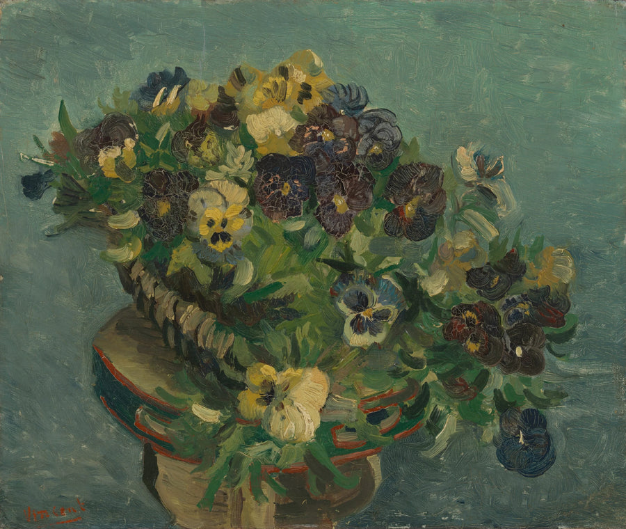 Ajatusten kori pienellä pöydällä - Vincent van Gogh