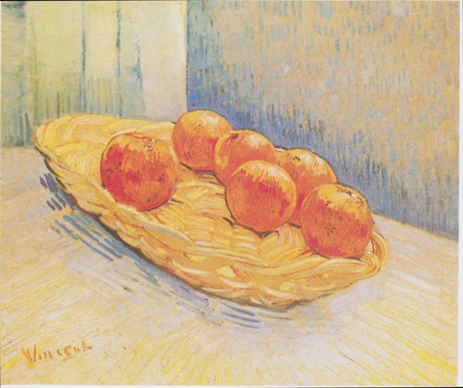 Still Life with Orange Basket - Vincent van Gogh