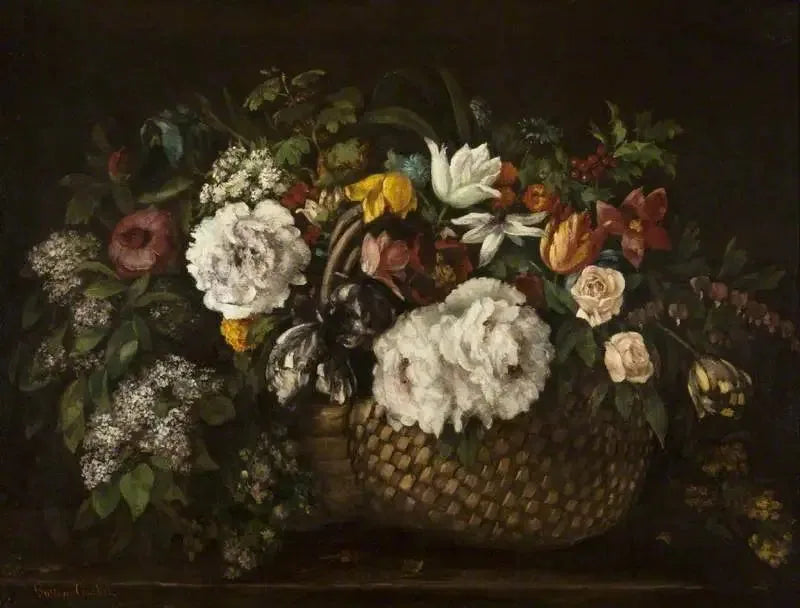 Kukkalaatikot - Gustave Courbet