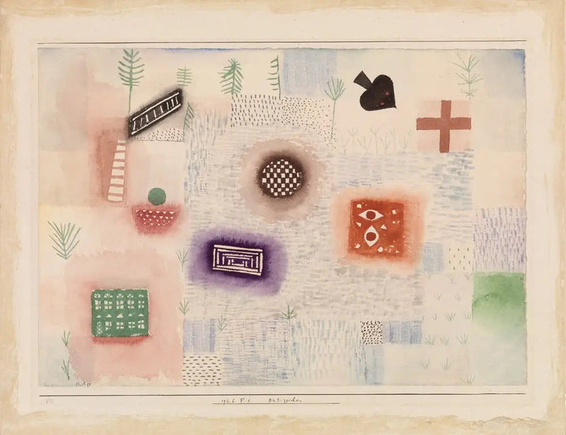 Paikannuspaneelit (Ort-Zeichen) - Paul Klee