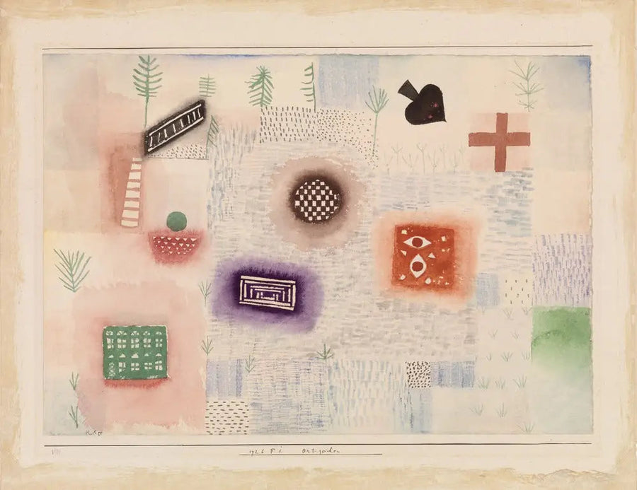 Paikannuspaneelit (Ort-Zeichen) - Paul Klee
