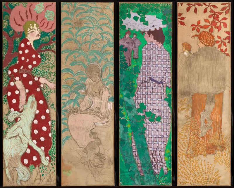 Koristepaneelit - Naiset puutarhassa - Pierre Bonnard