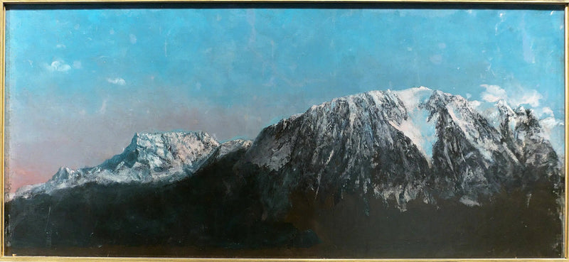 Alppien panoraama - Gustave Courbet