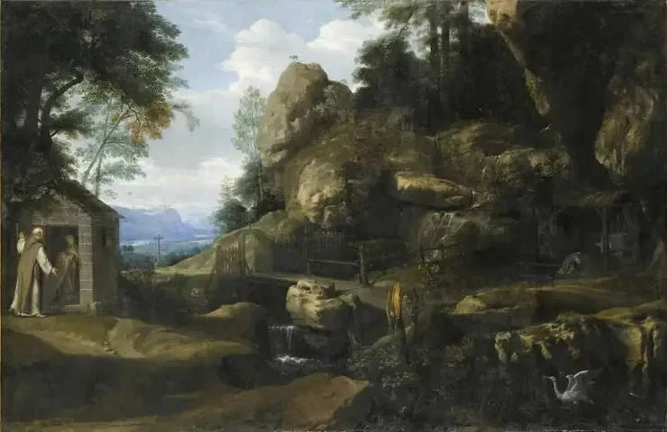Paphnuce vapauttaa Thaïs - Philippe de Champaigne