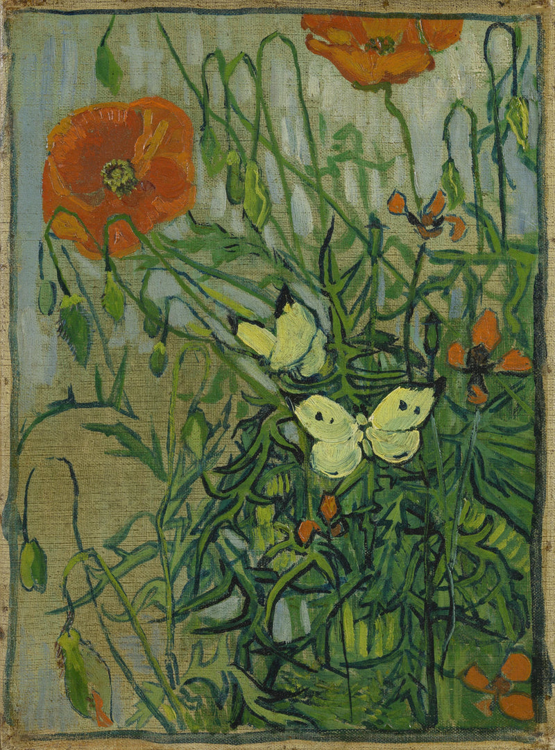 Perhoset ja unikot - Vincent van Gogh