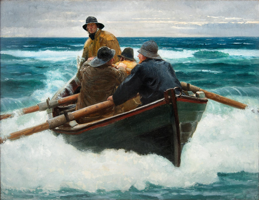 Kumpun yli. -Michael Peter Ancher