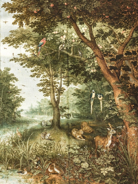 Paradis terrestre - Jan Brueghel le Jeune image 1 reproduction de peinture à l’huile