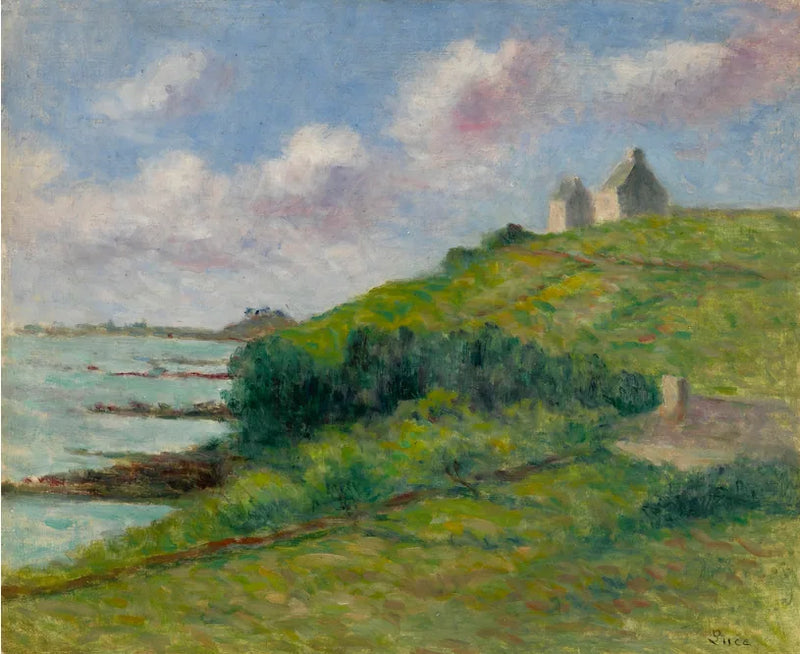 Paramé, talo dyhäkummuilla - Maximilien Luce