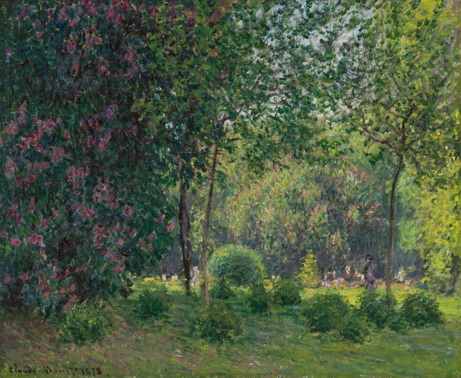 Le Parc Monceau - Claude Monet