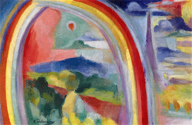 Pariisi sateenkaaren kanssa - Robert Delaunay