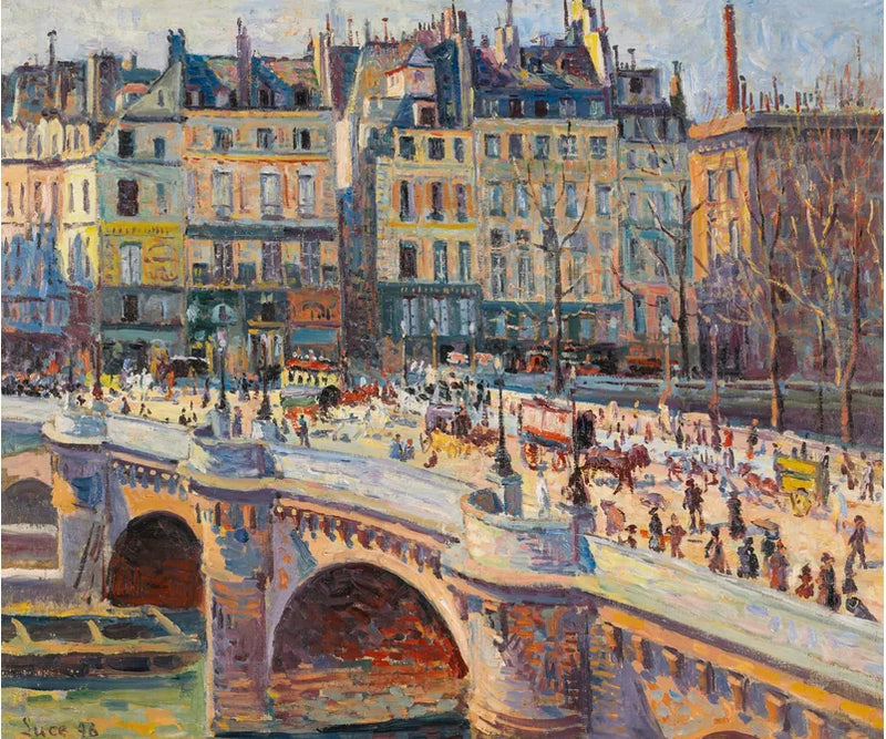 Pariisi, Pont-Neuf ja Quai Conti - Maximilien Luce