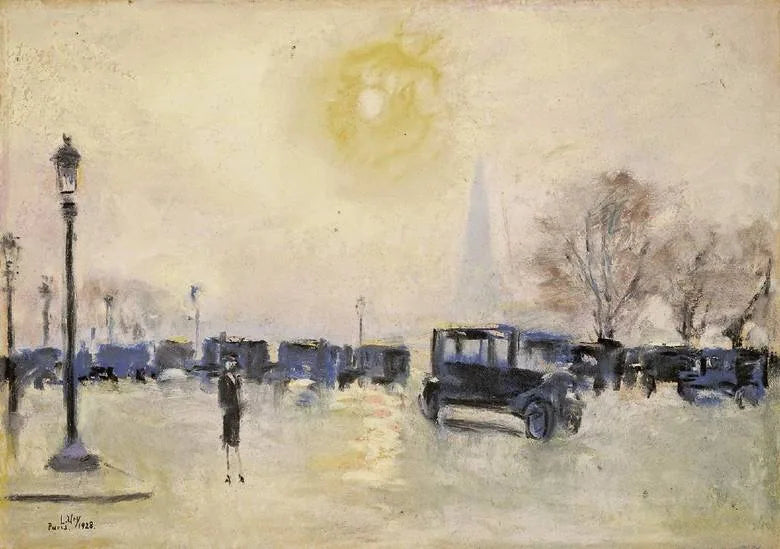 Pariisi, auringonnousu - Lesser Ury