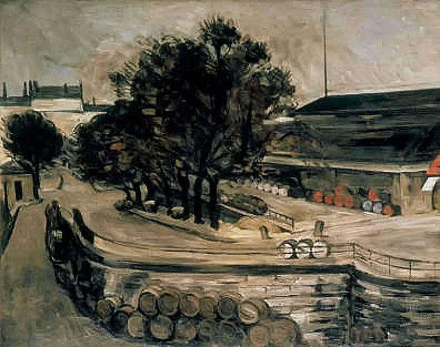 Pariisi, Jussieun laituri (viinimarkkinat) - Paul Cézanne