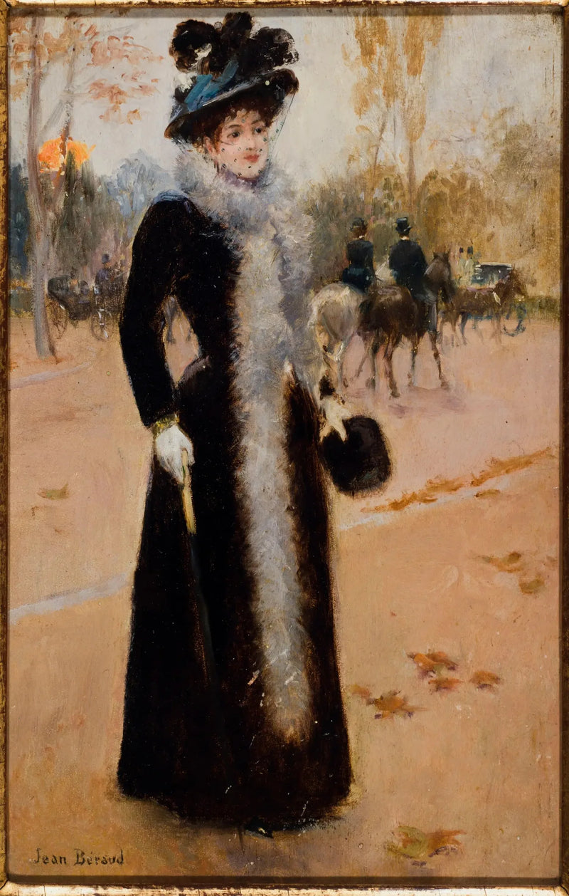 Pariisilainen metsässä - Jean Béraud