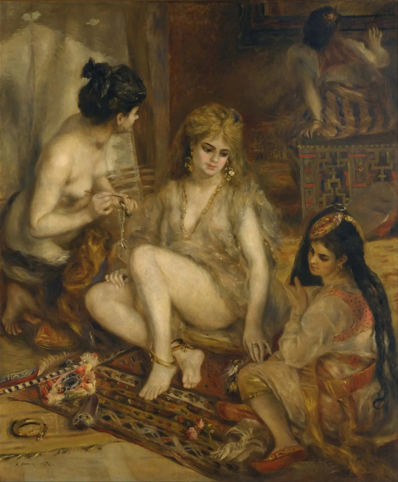 Pariisilaiset pukeutuneina algerialaisiin - Pierre-Auguste Renoir