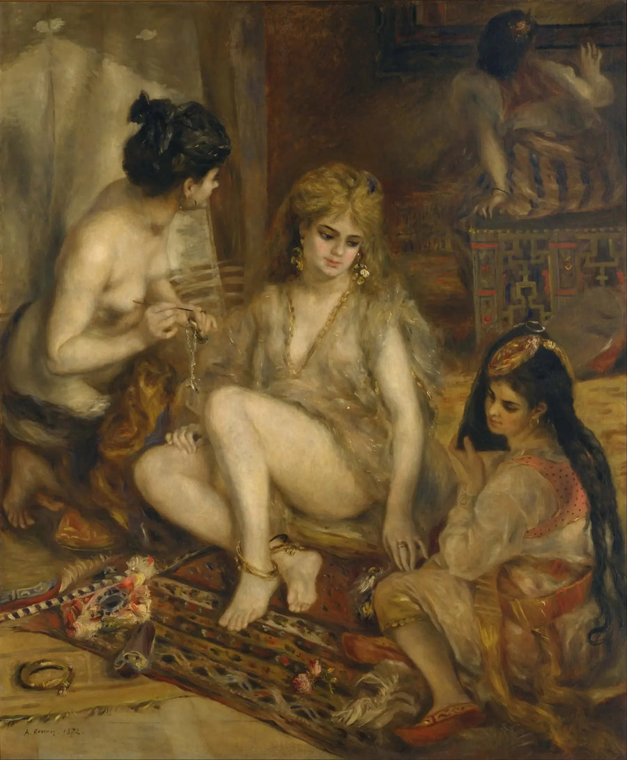 Pariisilaiset pukeutuneina algerialaisiin - Pierre-Auguste Renoir