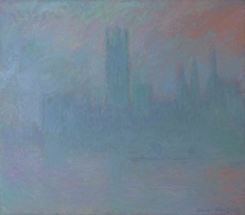 Parlamentti, sinfonia sinisellä W1601 - Claude Monet